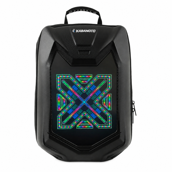RIVO Smart LED Backpack – App Controlled Customizable LED Display, Bluetooth Connectivity, Hard Shell Tech Backpack for Teens & Adults