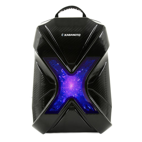 Cruise Smart LED Backpack with App Control, Customizable X-Shaped RGB LED Display, Hardshell Laptop Backpack for Men & Women, Travel, College & Motorcycle Riding