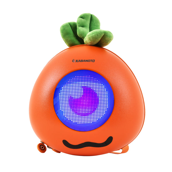 Tickle Carrot Smart LED Kids Backpack – App Controlled Single LED Display, Premium ABS Hard Shell School Bag for Boys & Girls, 13L Preschool & Kindergarten Backpack