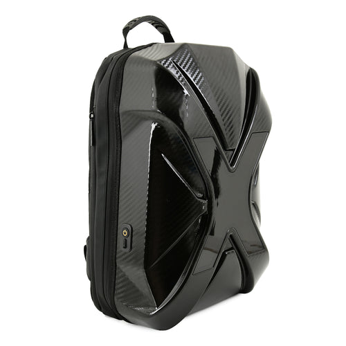 Cruise Smart LED Backpack with App Control, Customizable X-Shaped RGB LED Display, Hardshell Laptop Backpack for Men & Women, Travel, College & Motorcycle Riding