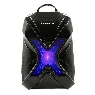 Cruise Smart LED Backpack with App Control, Customizable X-Shaped RGB LED Display, Hardshell Laptop Backpack for Men & Women, Travel, College & Motorcycle Riding