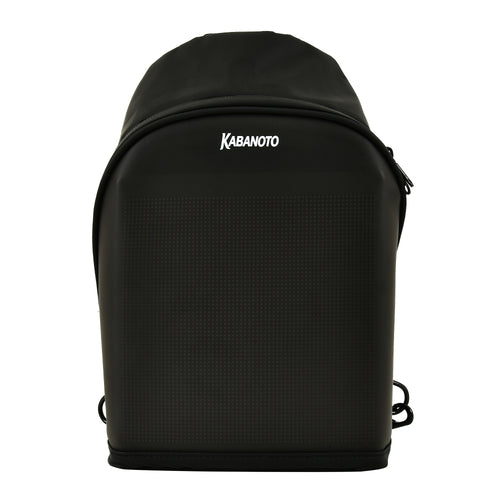 KABANOTO BLING Smart LED Sling Bag with Full Customizable App-Controlled Display, Crossbody Backpack for Teens & Adults, LED Pixel Screen Travel & Everyday Carry Bag (Black)